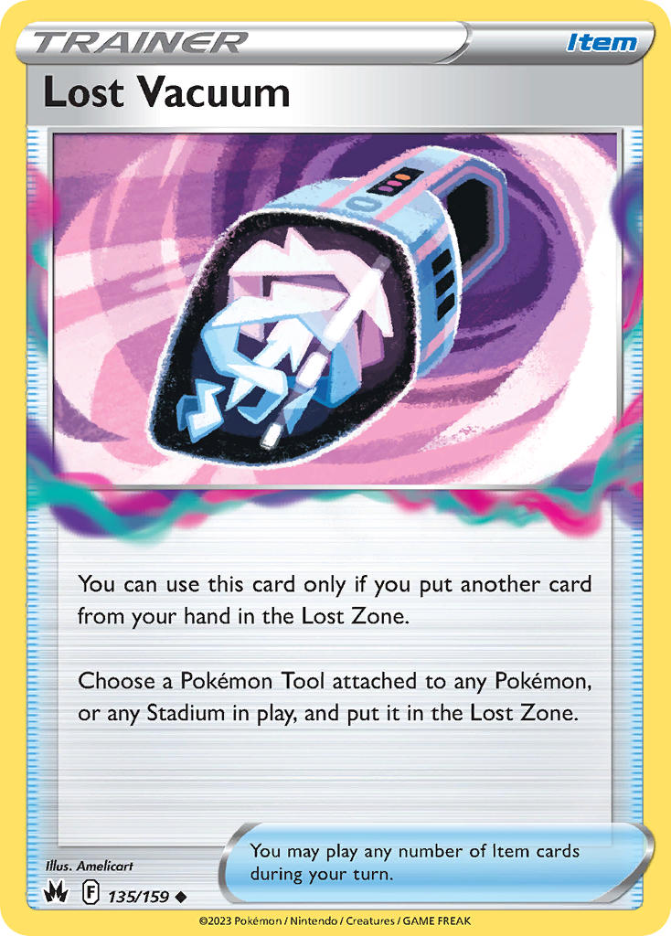 Lost Vacuum 135/159 Holo Play! Pokémon Stamp Prize Pack Series 3 & Prize Pack Series 4 Exclusive