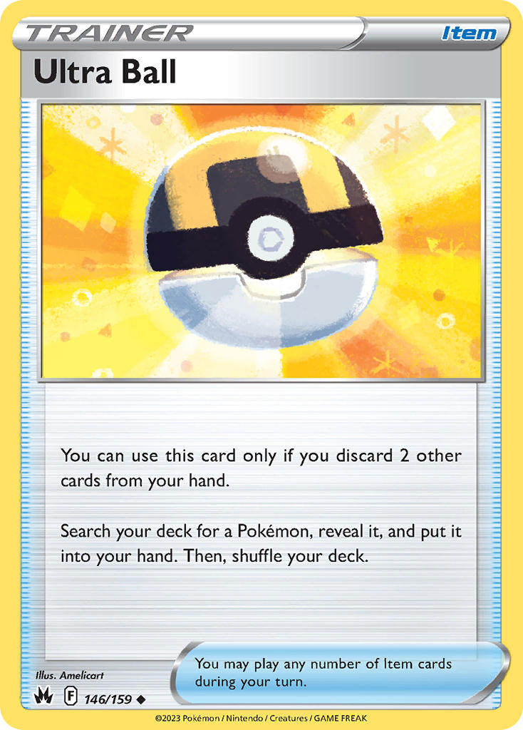 Ultra Ball 146/159 Holo Play! Pokémon Stamp Prize Pack Series 3 & Prize Pack Series 4 Exclusive