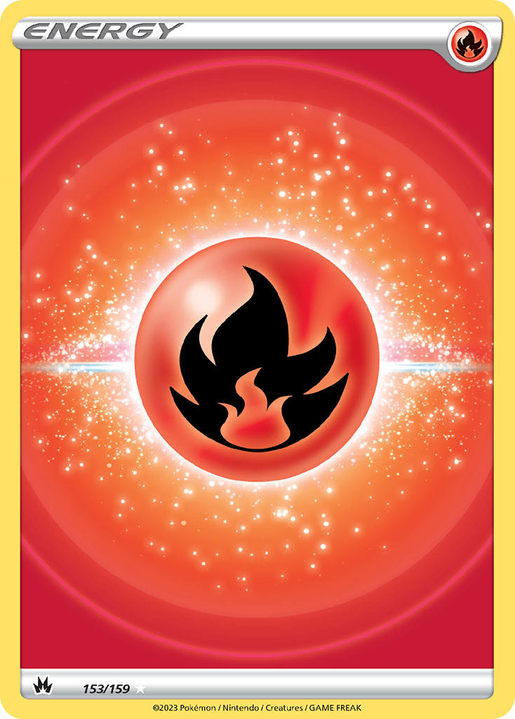 Fire Energy 153/159 Holo Ultra Rare Energy