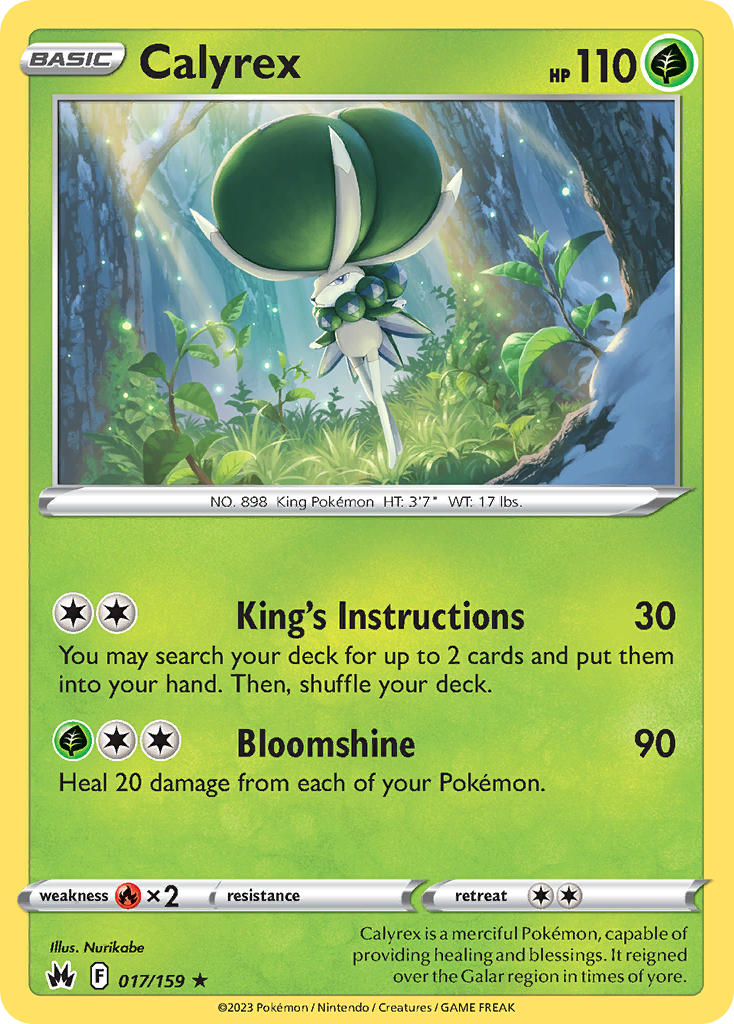 Calyrex 17/159 Reverse Rare