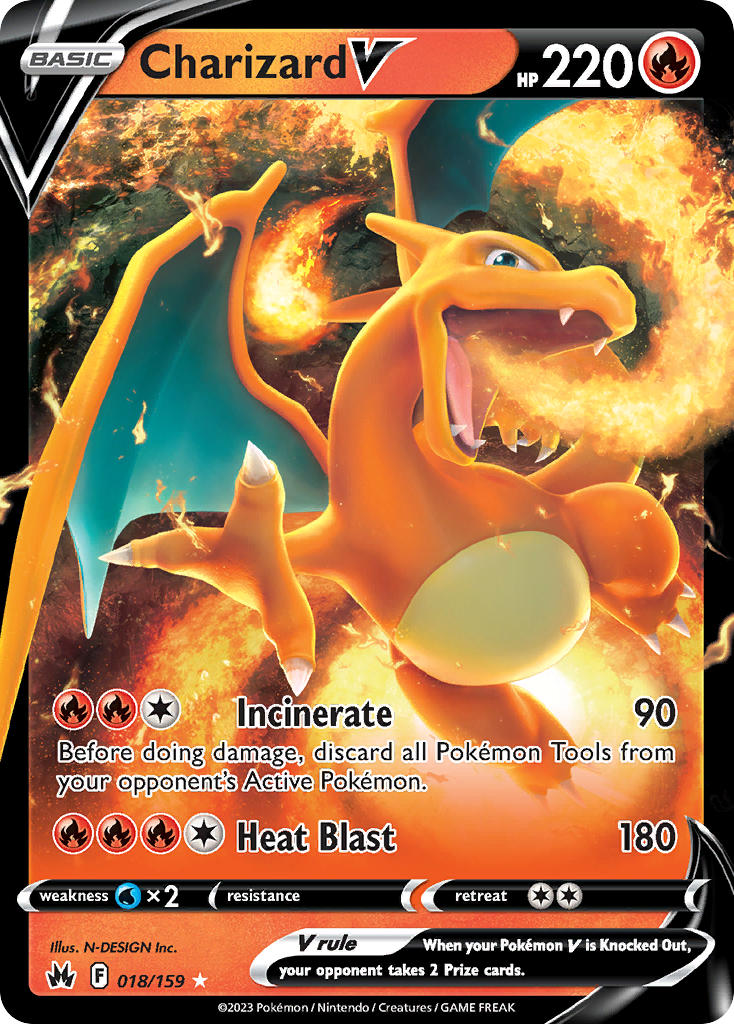 Charizard V 18/159 Holo Rare V