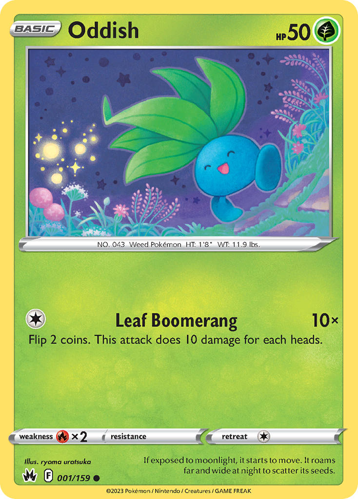 Oddish 1/159 Reverse Common
