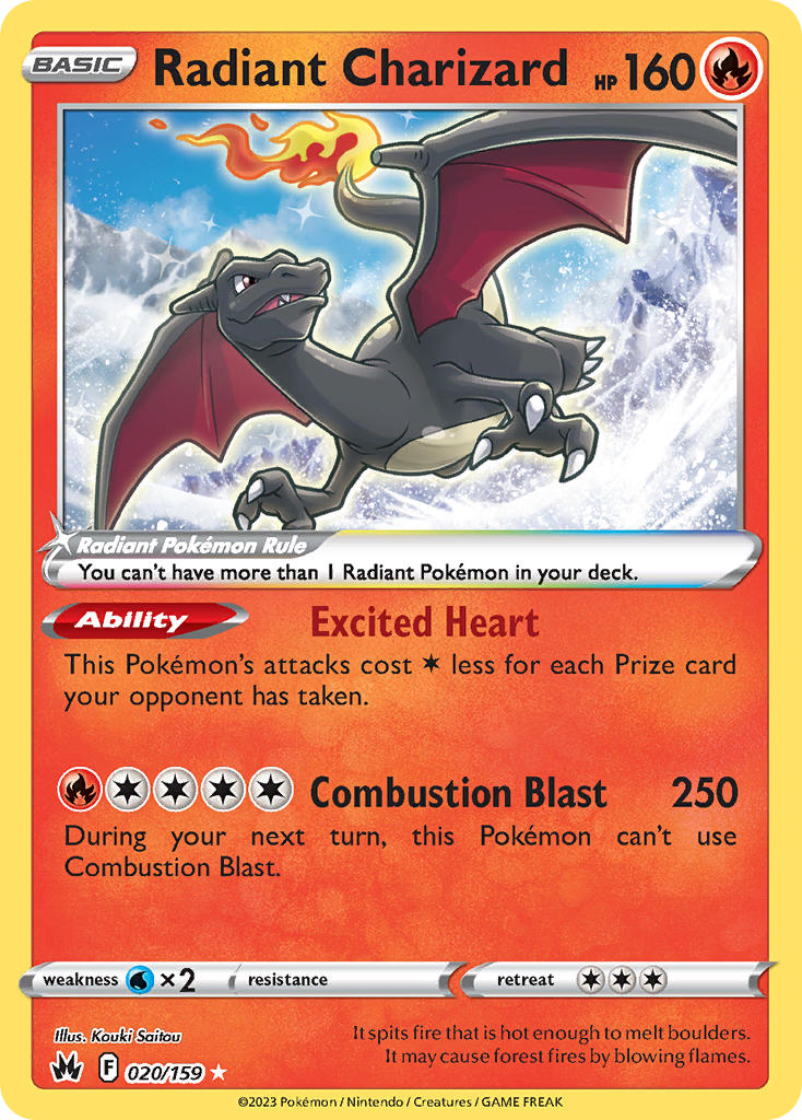 Radiant Charizard 20/159 Holo Rare Radiant