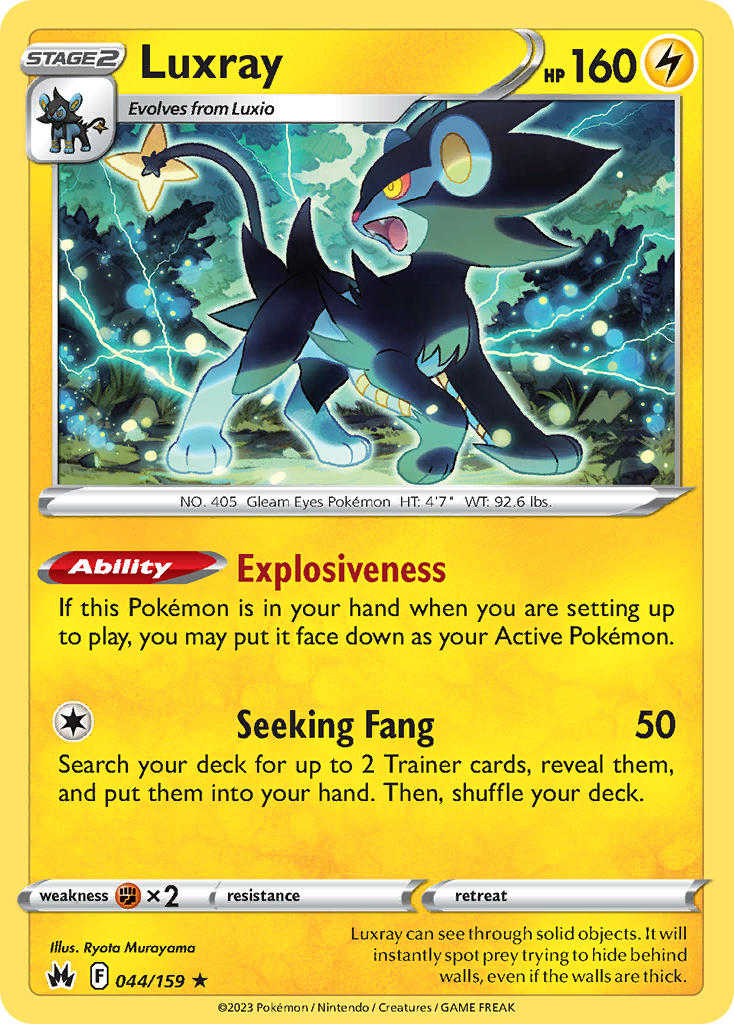 Luxray 44/159 Reverse Rare