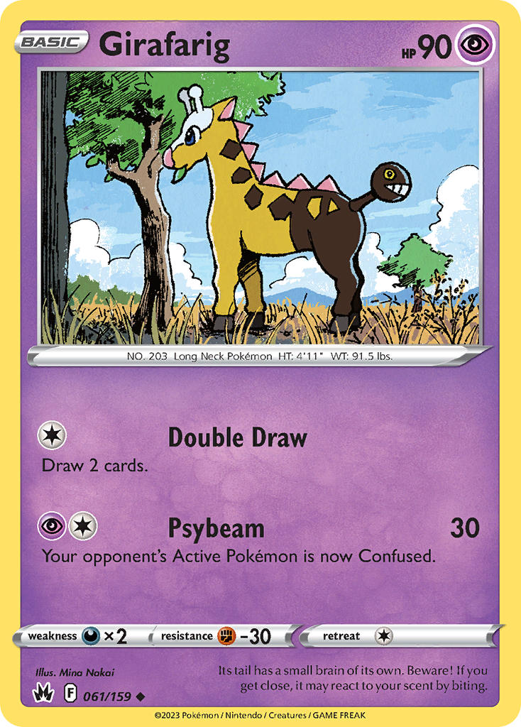 Girafarig 61/159 Reverse Uncommon