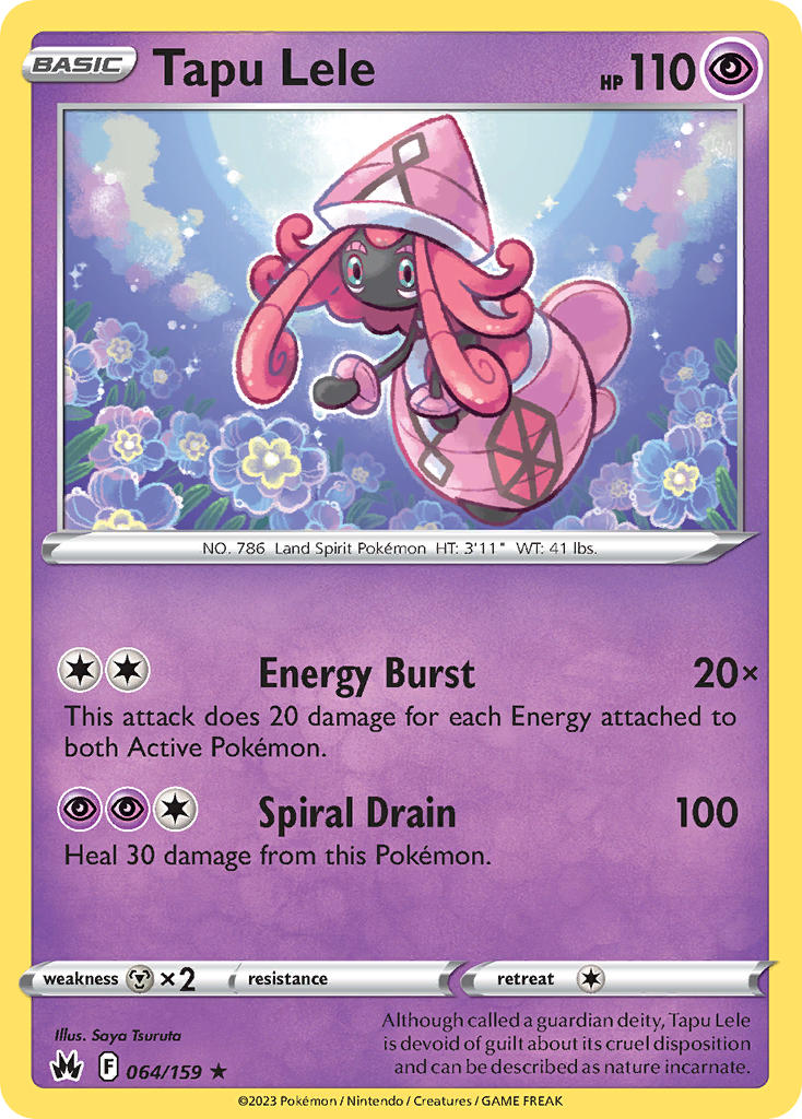 Tapu Lele 64/159 Holo Rare