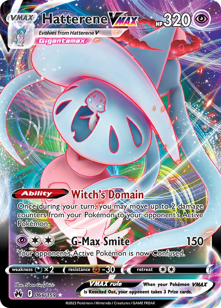 Hatterene VMAX 66/159 Holo Rare VMAX