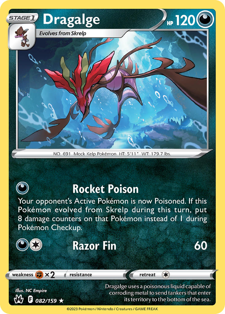 Dragalge 82/159 Non-Holo Rare