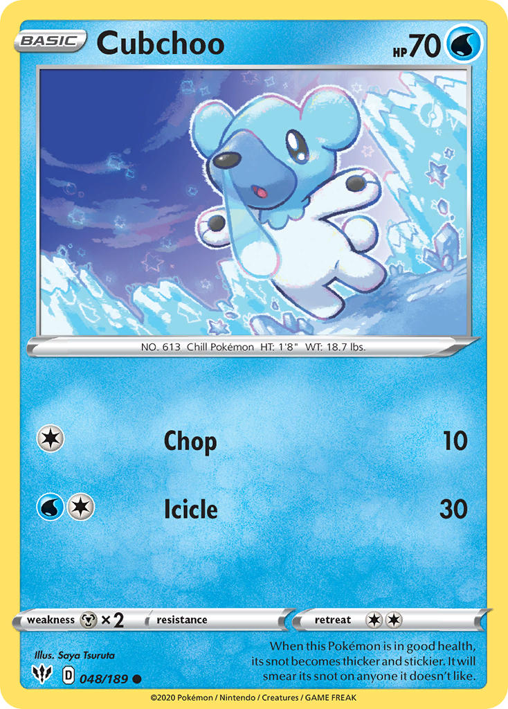 Cubchoo 048/189 Common - MissingNo.