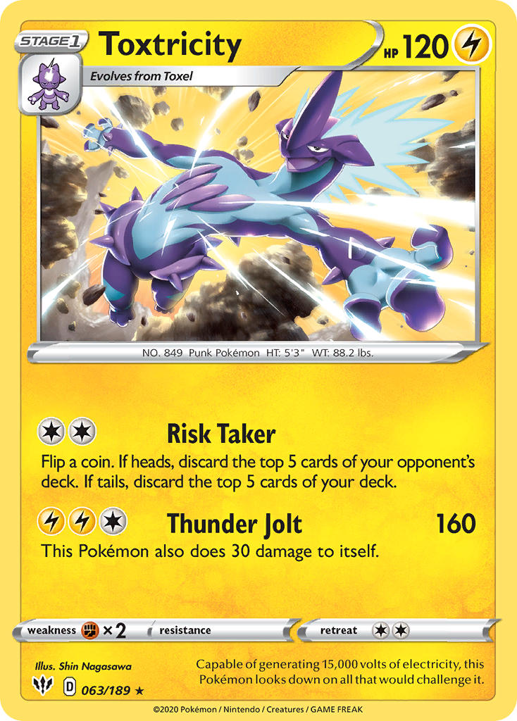 Toxtricity 63/189 Reverse Rare