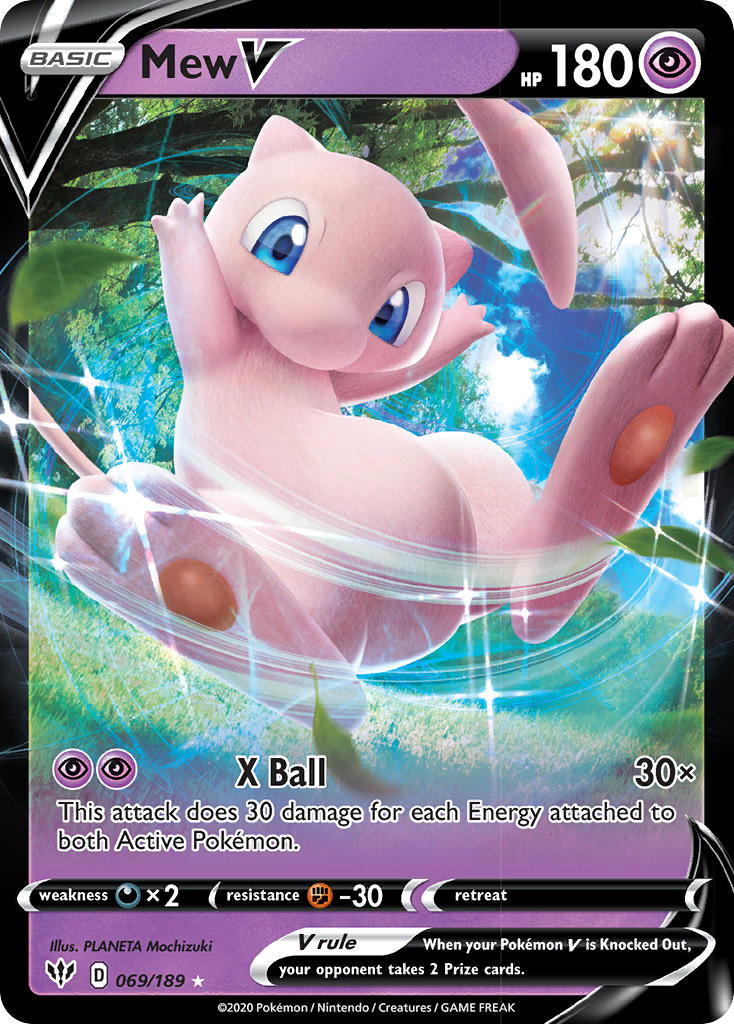 Mew V 069/189 Jumbo Mew V Box Exclusive - MissingNo.