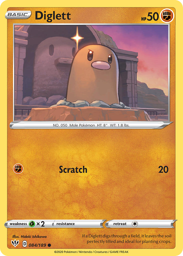 Diglett 084/189 Reverse Common - MissingNo.