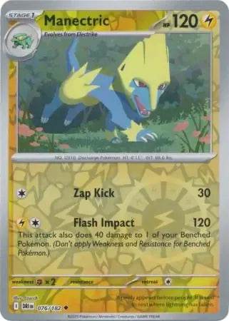 Manectric 76/182 Reverse Uncommon - MissingNo.