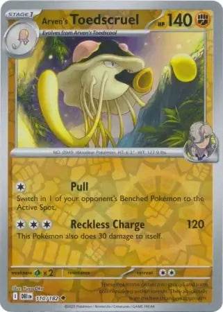 Arven's Toedscruel 110/182 Reverse Uncommon - MissingNo.