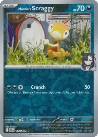 Marnie's Scraggy 132/182 Reverse Common - MissingNo.