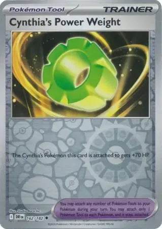 Cynthia's Power Weight 162/182 Reverse Uncommon - MissingNo.