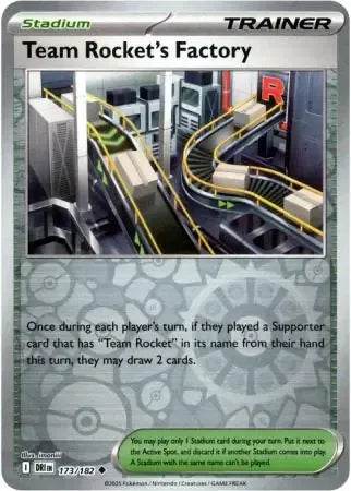 Team Rocket's Factory 173/182 Reverse Uncommon - MissingNo.