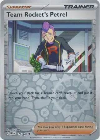 Team Rocket's Petrel 176/182 Reverse Uncommon - MissingNo.