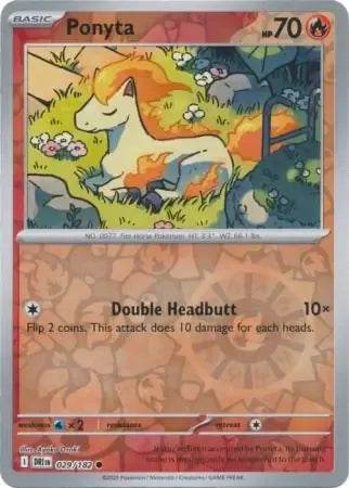 Ponyta 29/182 Reverse Common - MissingNo.