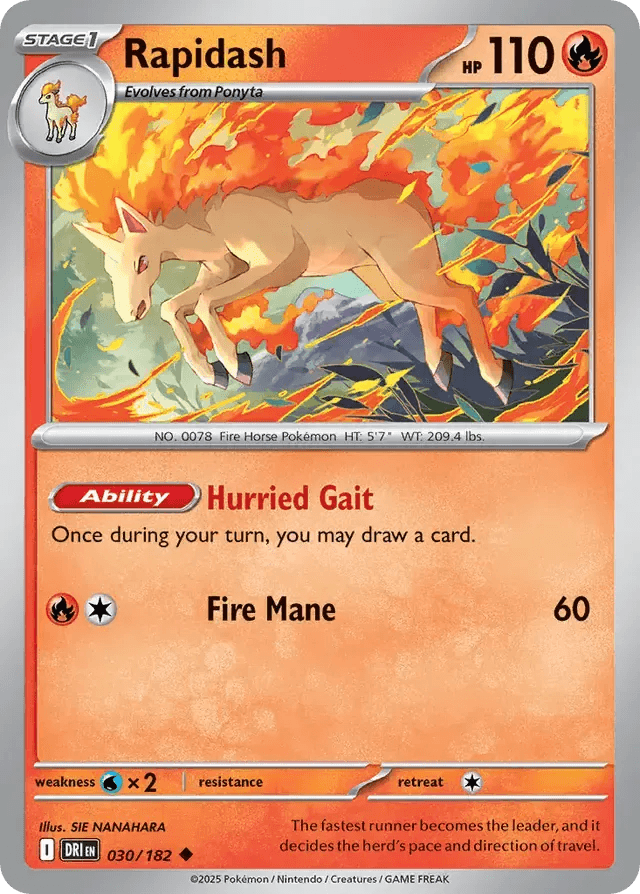Rapidash 30/182 Uncommon - MissingNo.