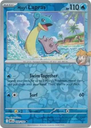 Misty's Lapras 50/182 Reverse Common - MissingNo.