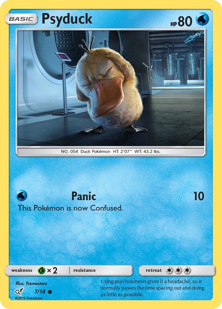 Psyduck 7/18 Holo Common - MissingNo.