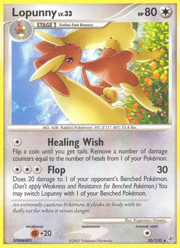 Lopunny 30/130 Non-Holo Rare - MissingNo.