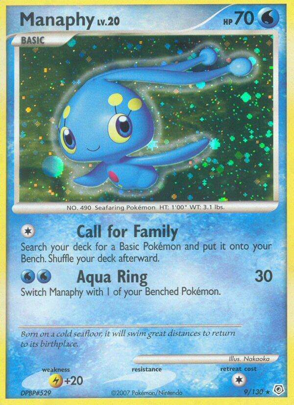 Manaphy 9/130 Holo Rare - MissingNo.