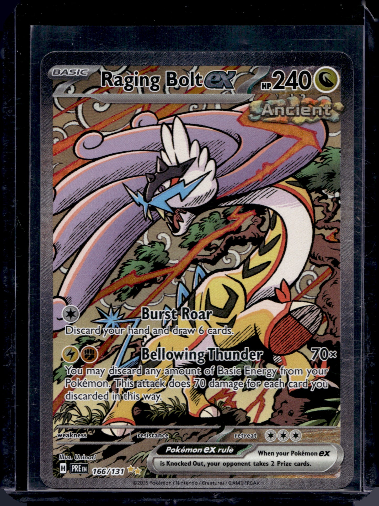 Raging Bolt ex 166/131 Special Illustration Rare ex - MissingNo.