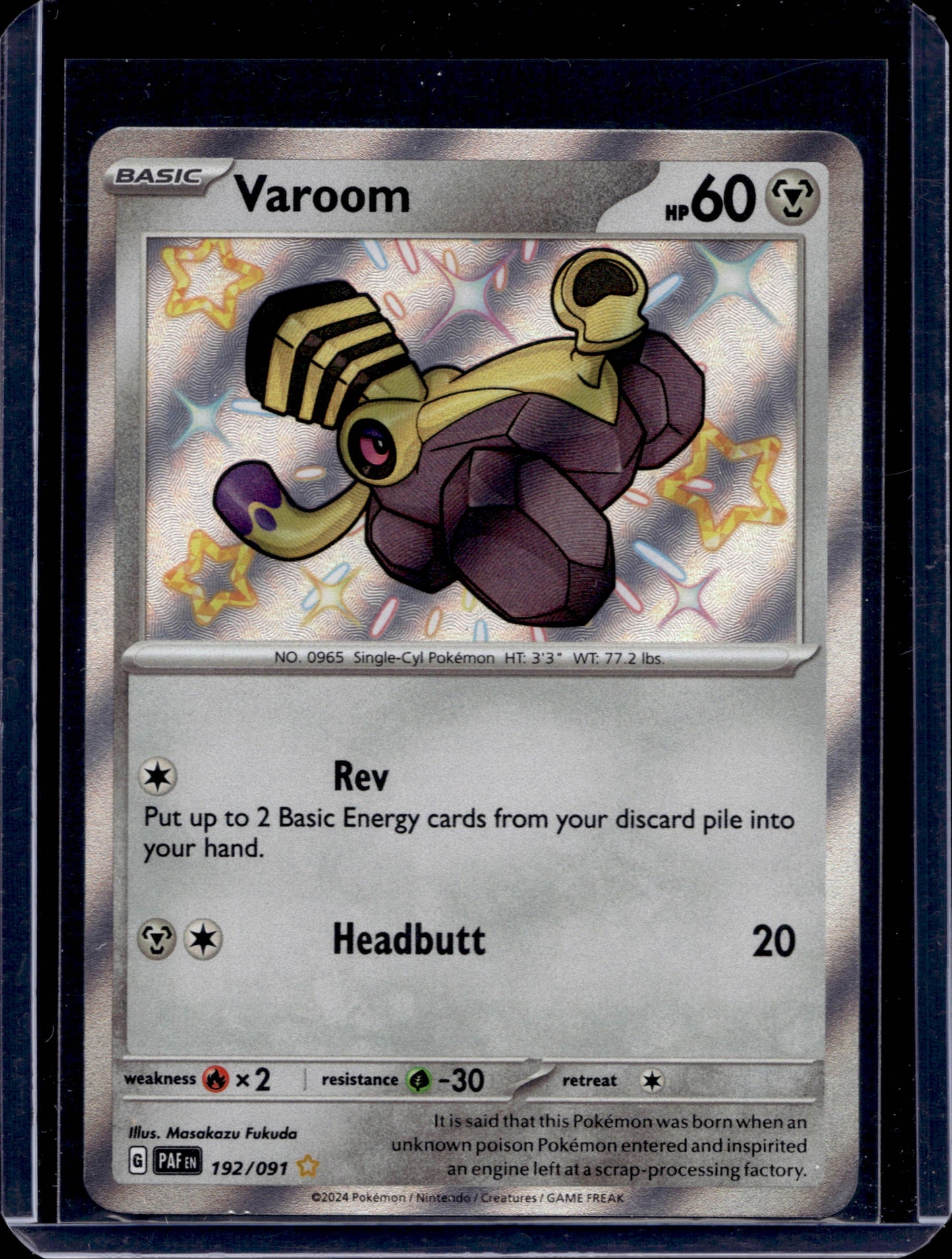 Varoom 192/91 Shiny Rare - MissingNo.