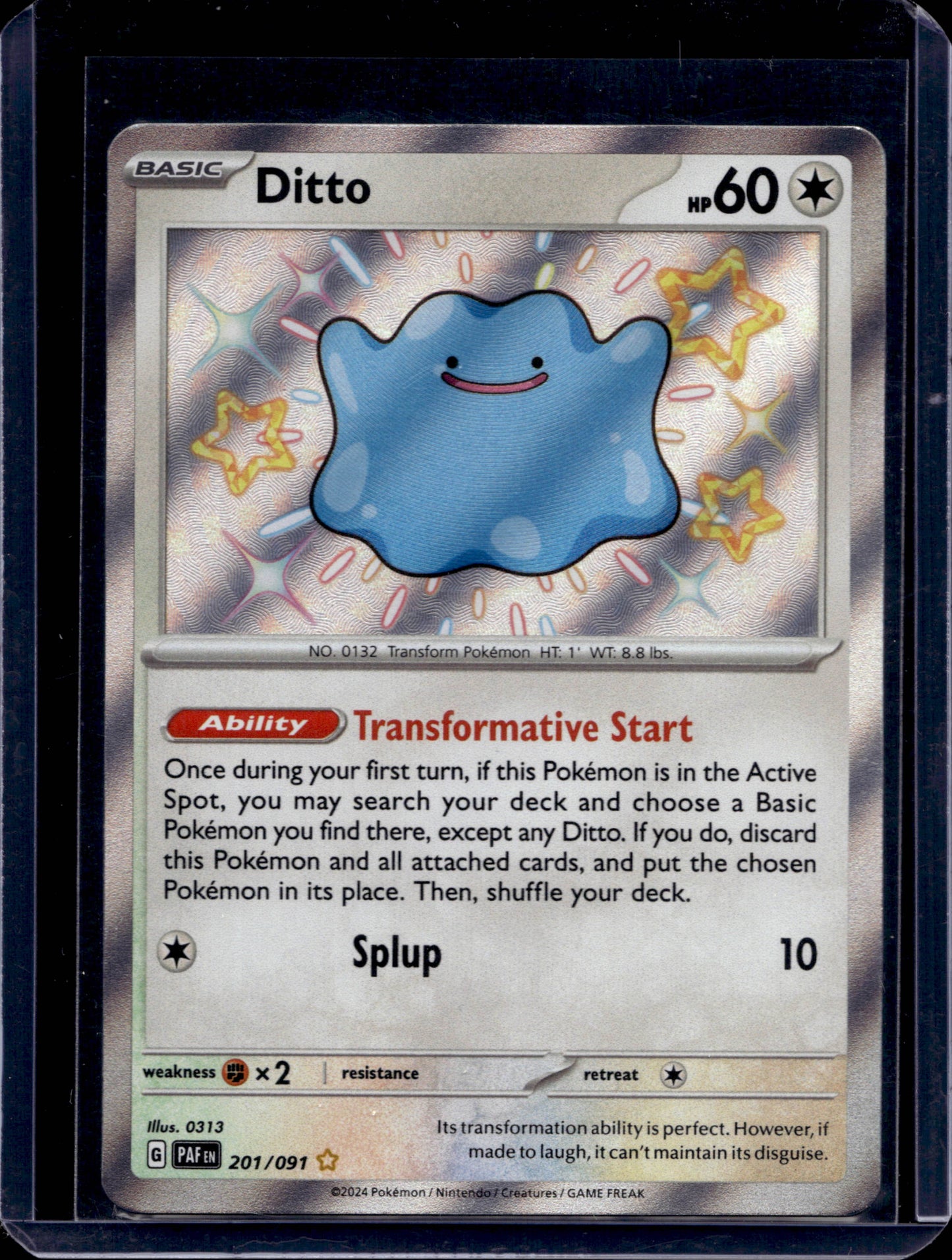 Ditto 201/91 Shiny Rare - MissingNo.