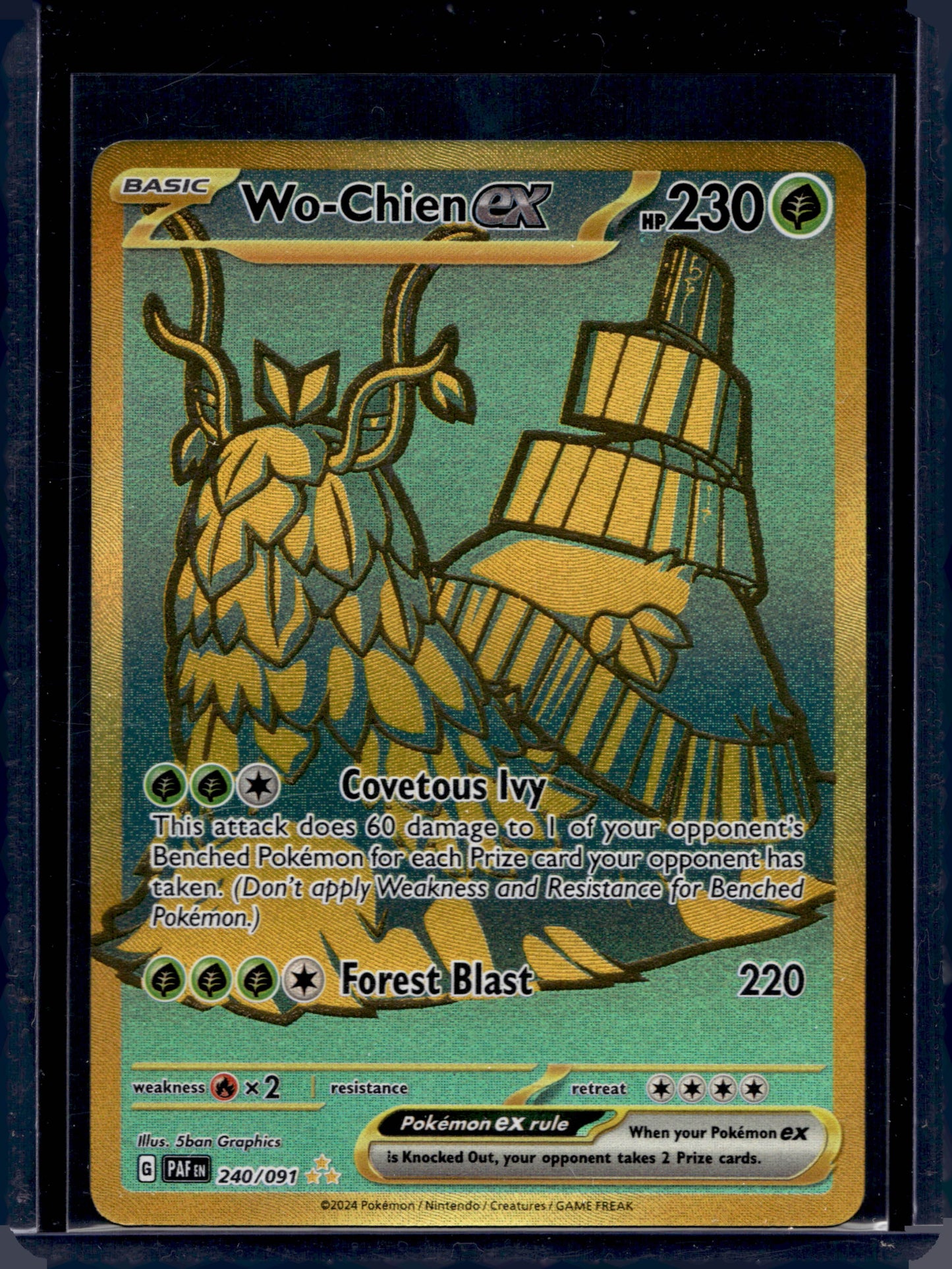 Wo-Chien ex 240/91 Gold Hyper Rare ex - MissingNo.