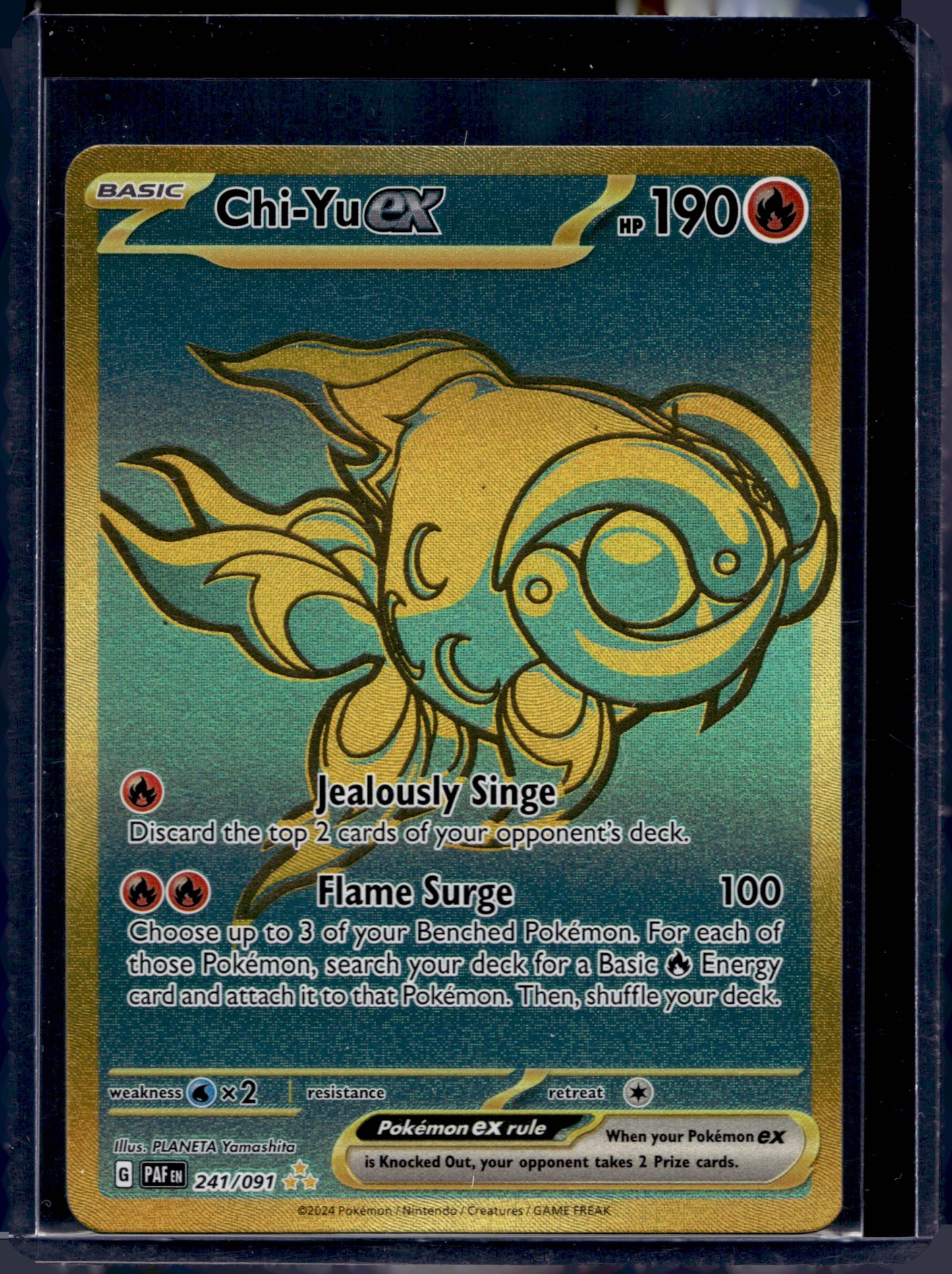 Chi-Yu ex 241/91 Gold Hyper Rare ex - MissingNo.