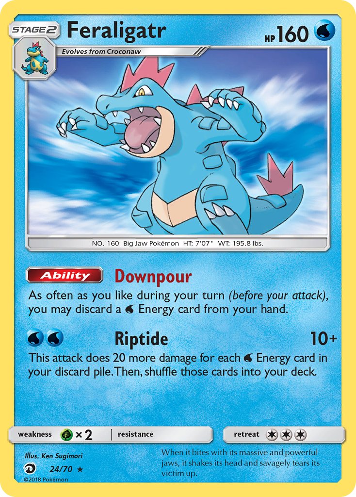 Feraligatr 24/70 Reverse Rare - MissingNo.