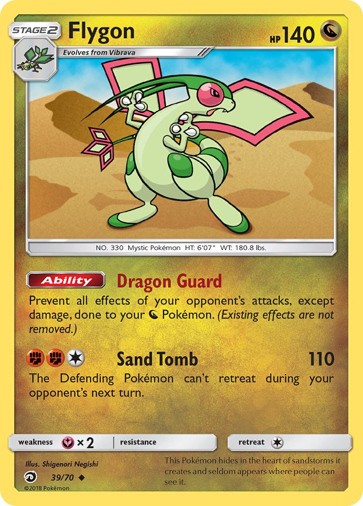 Flygon 39/70 Reverse Uncommon - MissingNo.