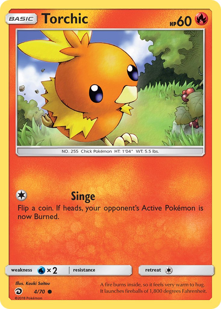 Torchic 4/70 Reverse Common - MissingNo.