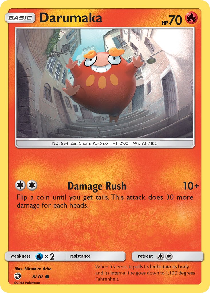 Darumaka 8/70 Reverse Common - MissingNo.