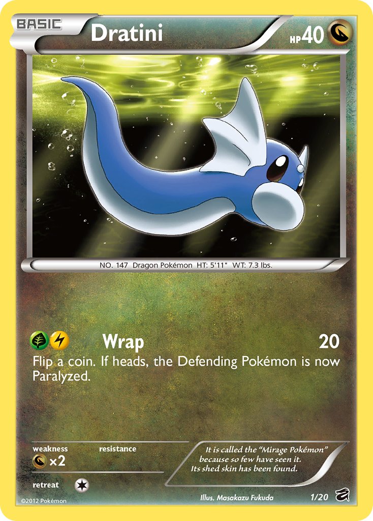 Dratini 1/20 Holo - MissingNo.