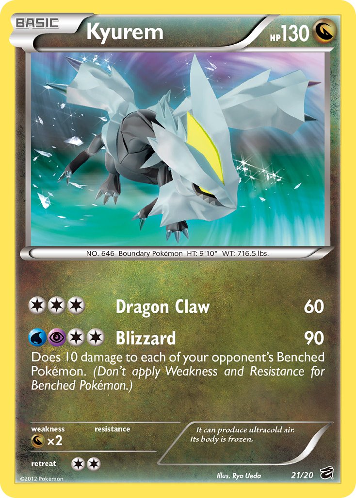 Kyurem 21/20 Holo Secret Rare - MissingNo.