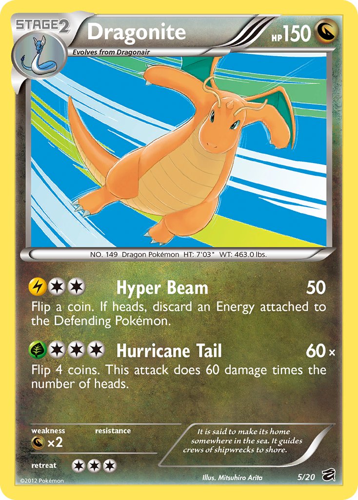 Dragonite 5/20 Cosmos Holo XY Two Pack Blisters & XY Knock Out Collection Exclusive - MissingNo.