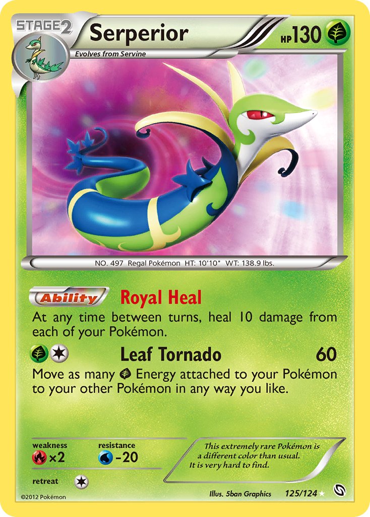 Serperior 125/124 Holo Secret Rare - MissingNo.
