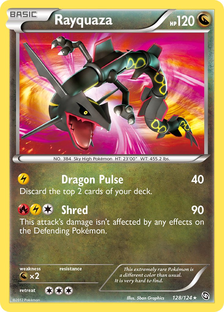 Rayquaza 128/124 Holo Secret Rare - MissingNo.