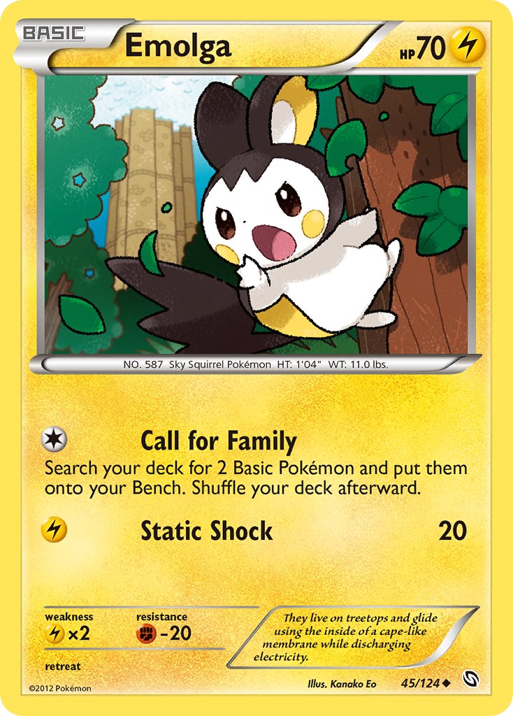 Emolga 45/124 Uncommon - MissingNo.