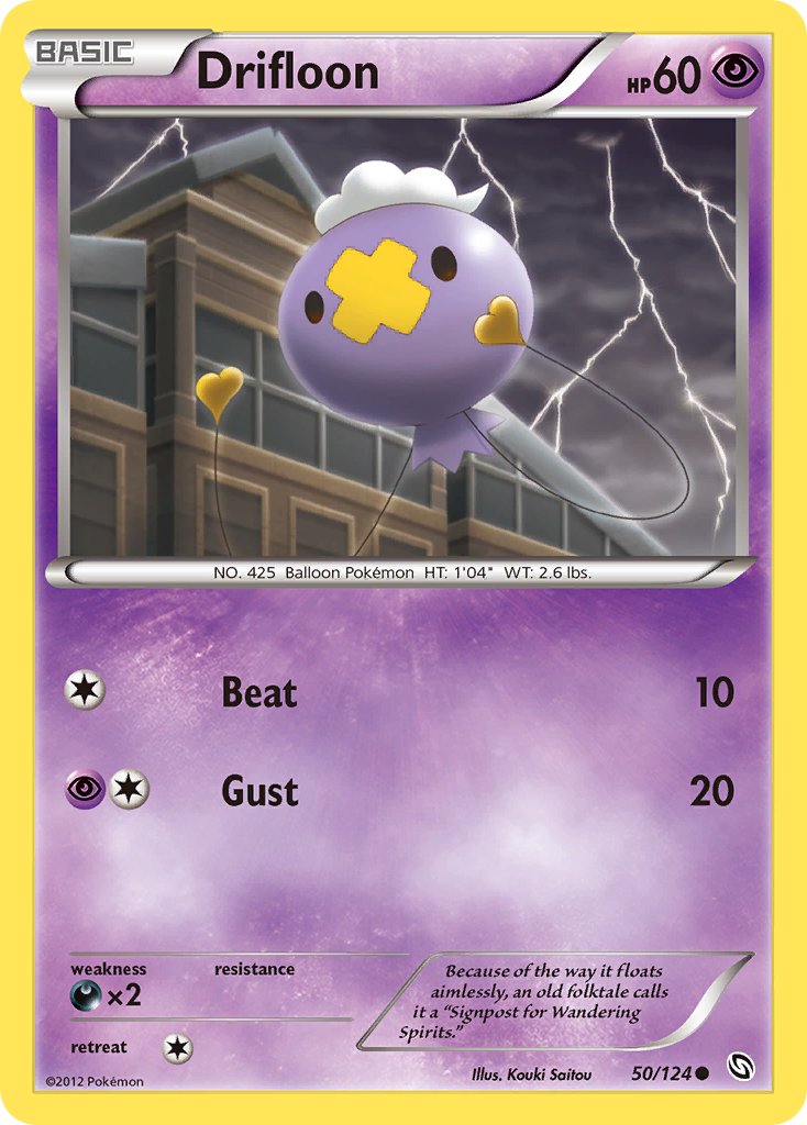 Drifloon 50/124 Common - MissingNo.