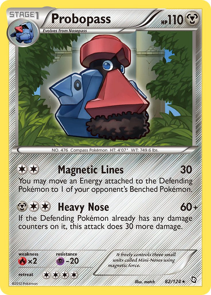 Probopass 82/124 Non-Holo Rare - MissingNo.