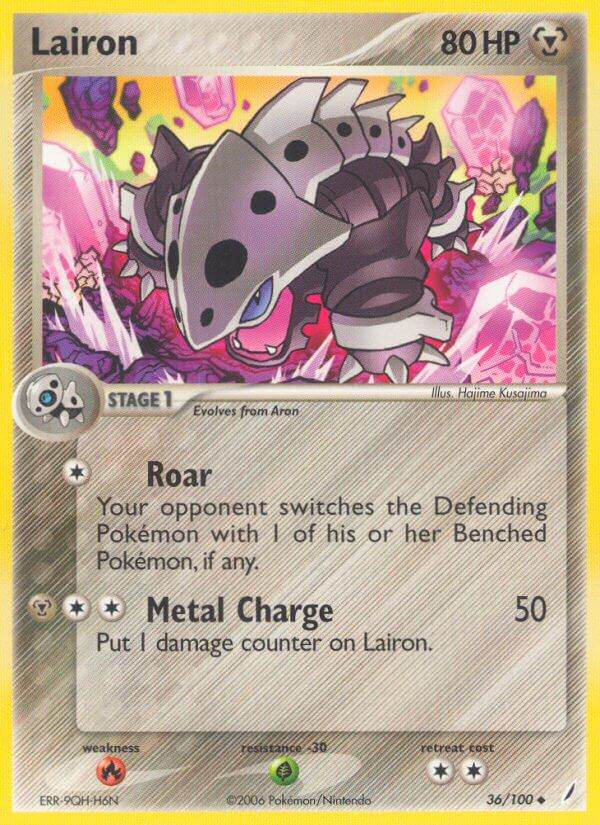 Lairon 36/100 Reverse Uncommon - MissingNo.