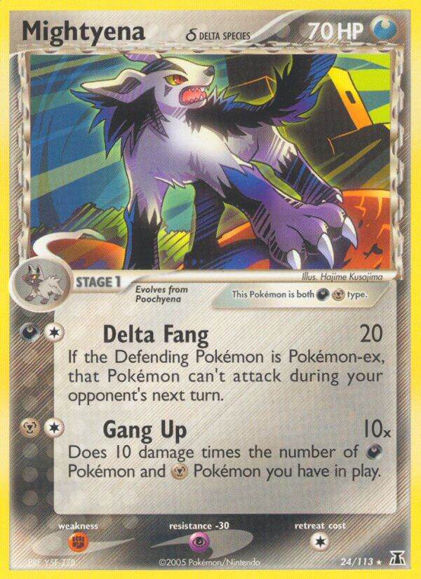 Mightyena ? 24/113 Reverse Rare - MissingNo.