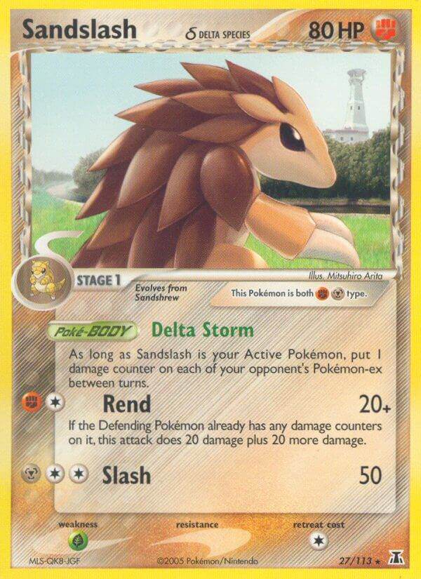 Sandslash ? 27/113 Non-Holo Rare - MissingNo.