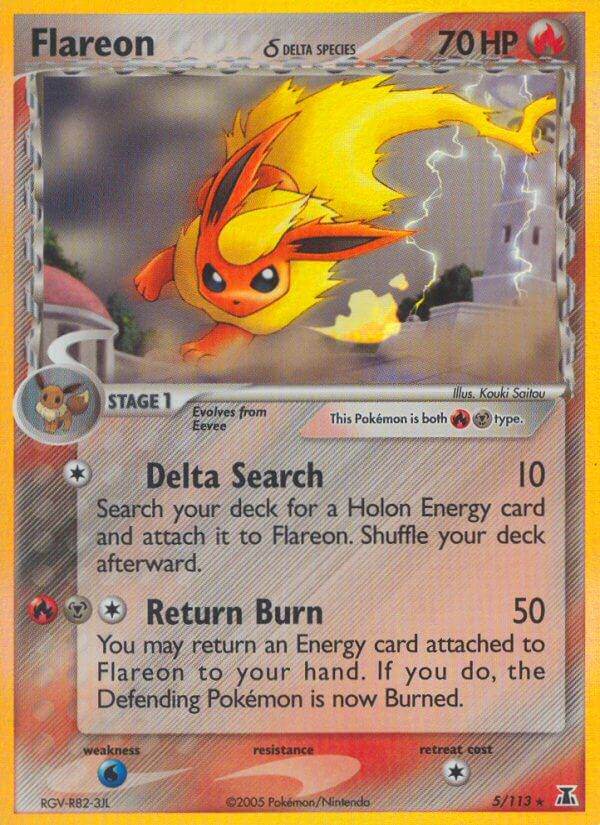 Flareon ? 5/113 Holo Rare - MissingNo.