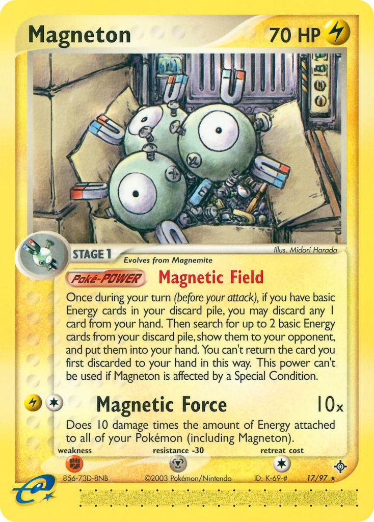 Magneton 17/97 Non-Holo Rare - MissingNo.